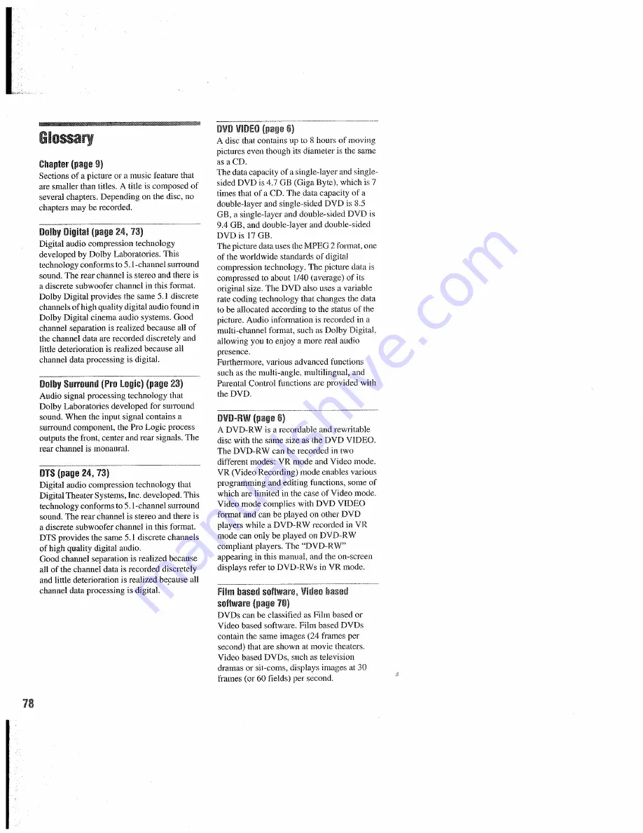 Sony DVP-NC655P Operating Instructions Manual Download Page 78