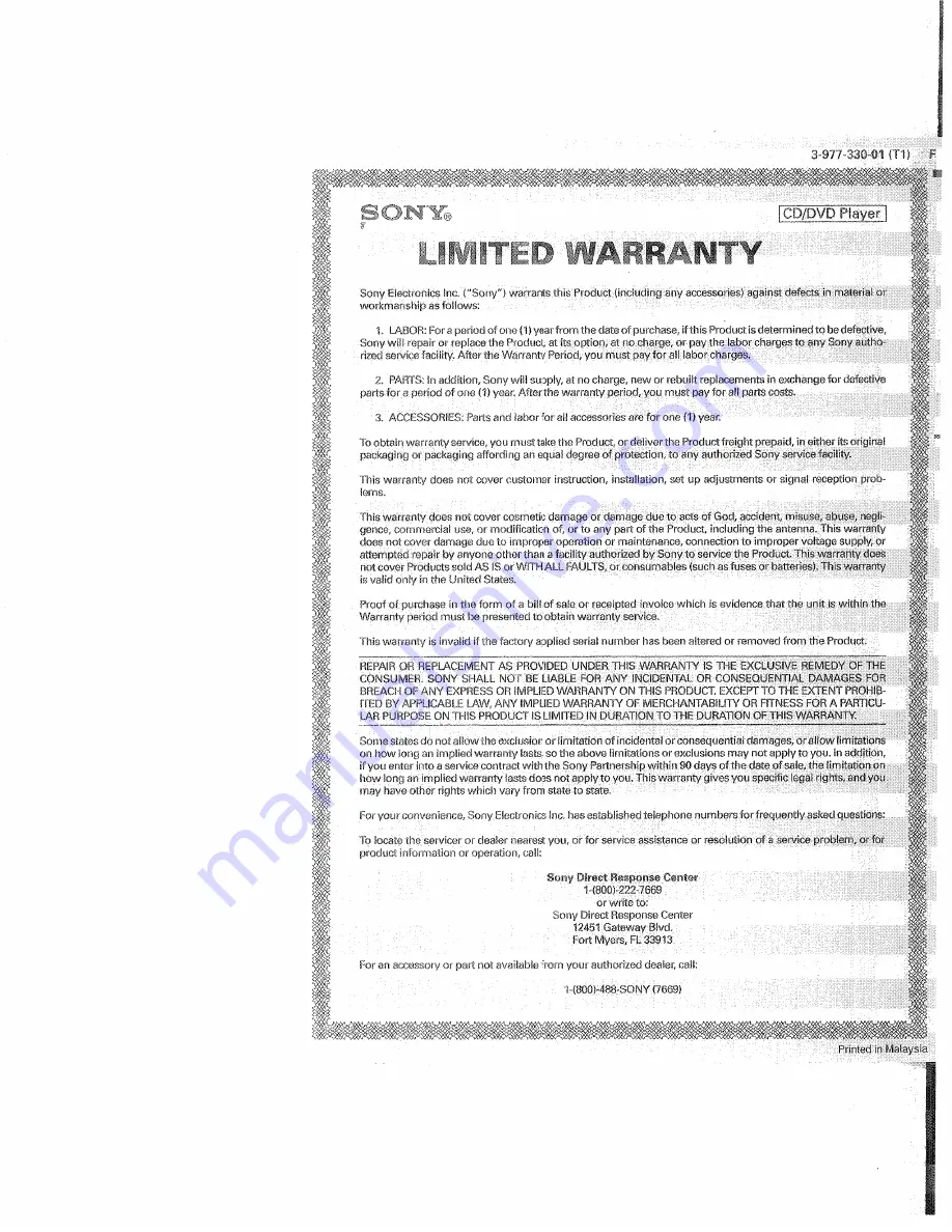 Sony DVP-NC655P Operating Instructions Manual Download Page 87