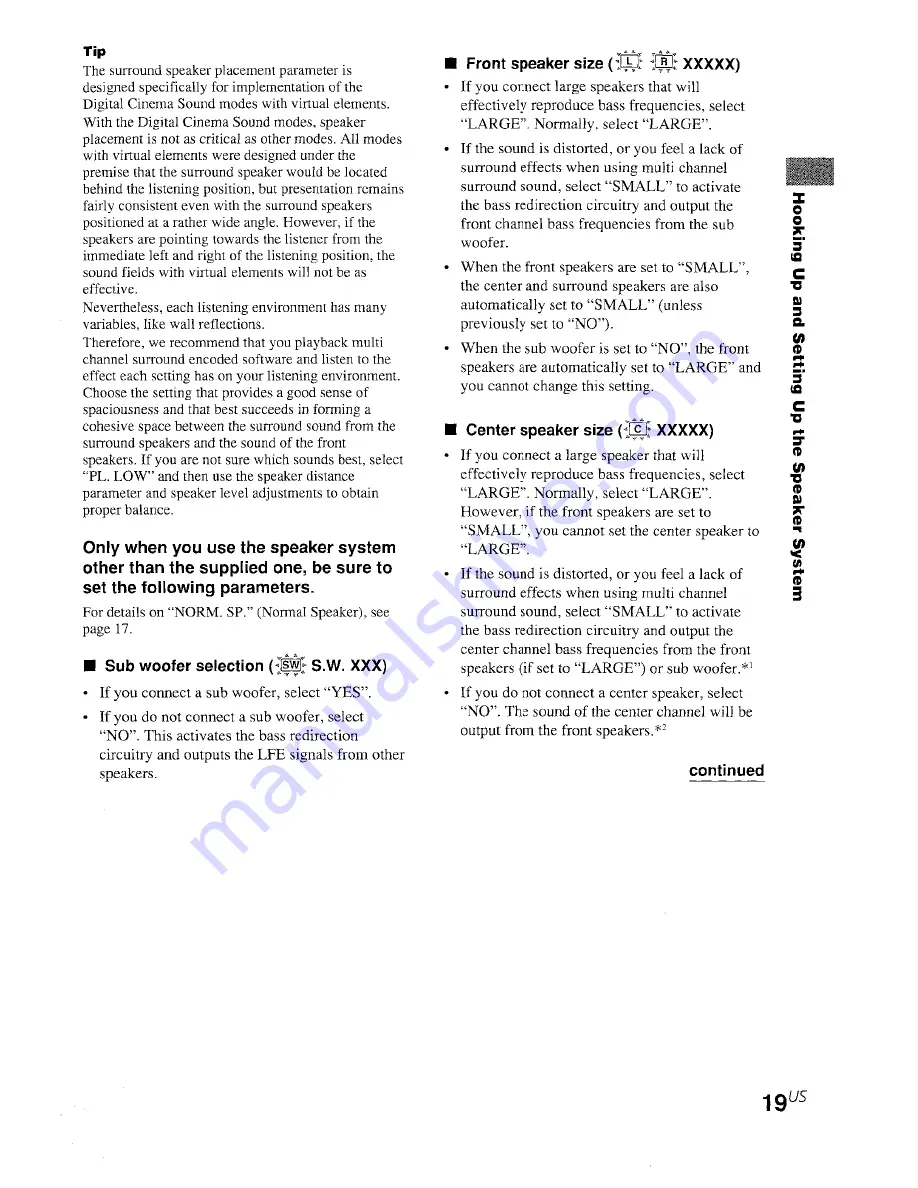 Sony DVP-NC665P Owner'S Manual Download Page 19