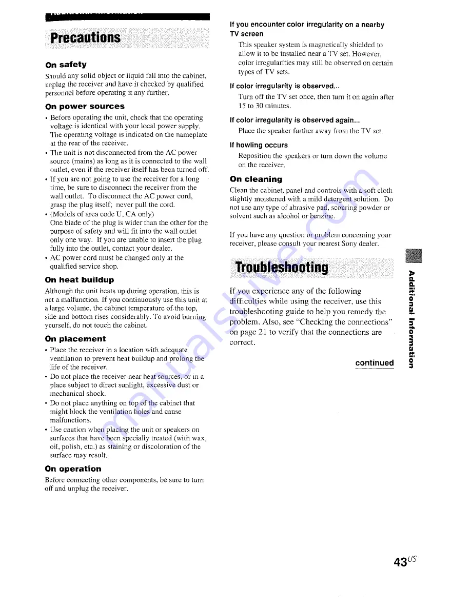 Sony DVP-NC665P Owner'S Manual Download Page 43