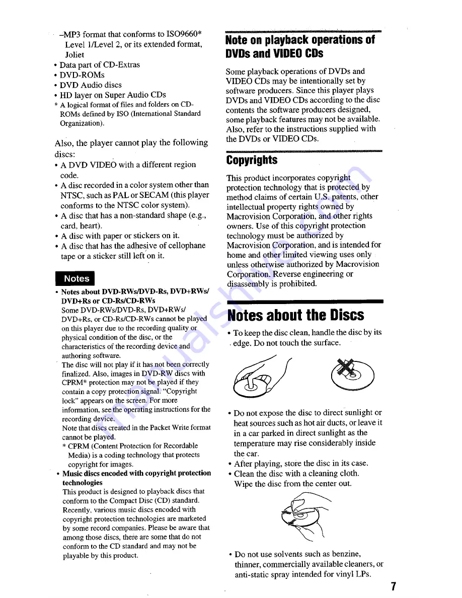 Sony DVP-NC665P Owner'S Manual Download Page 68