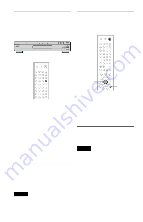 Sony DVP-NC875V Скачать руководство пользователя страница 36