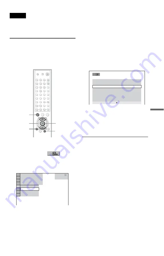 Sony DVP-NC875V Скачать руководство пользователя страница 67