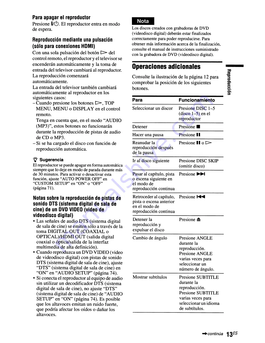 Sony DVP-NCBOOH Operating Instructions Manual Download Page 83