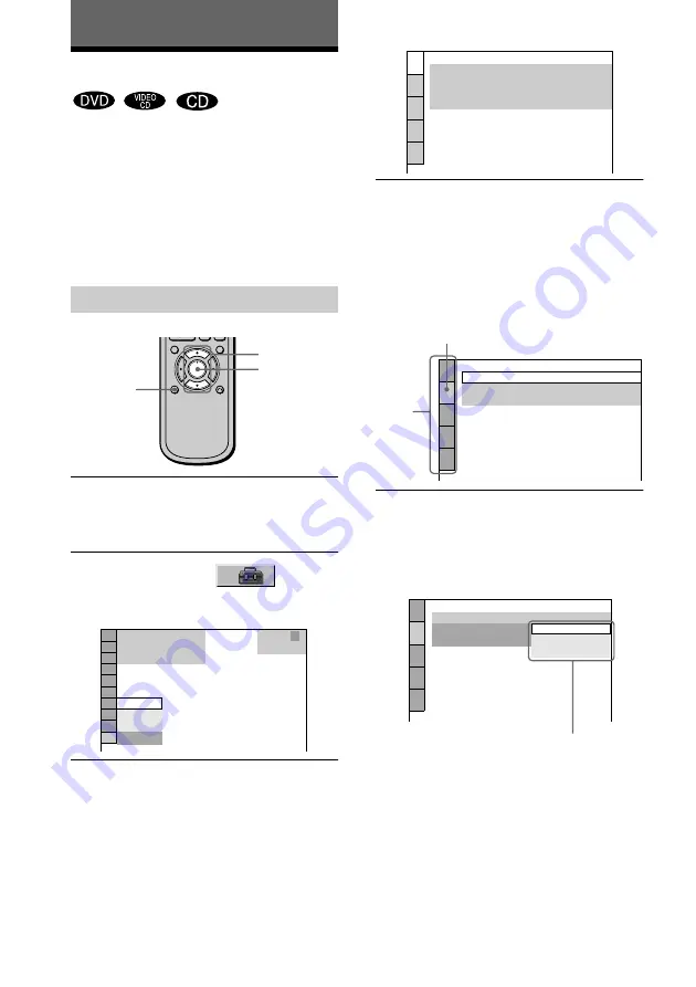 Sony DVP-NS400D Operating Instructions Manual Download Page 68