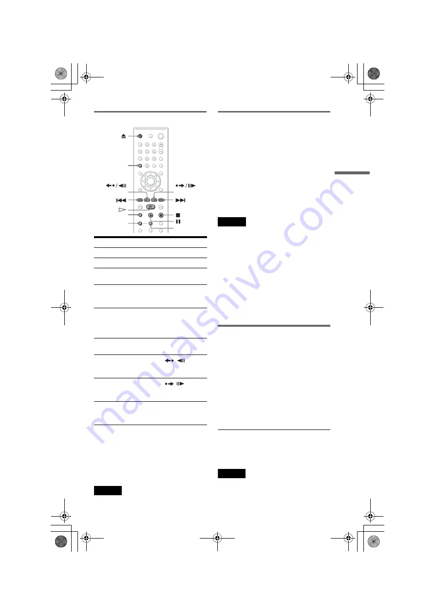 Sony DVP-NS41P - Cd/dvd Player Operating Instructions Manual Download Page 25