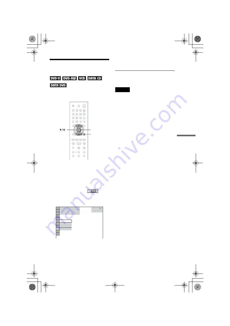 Sony DVP-NS41P - Cd/dvd Player Скачать руководство пользователя страница 47