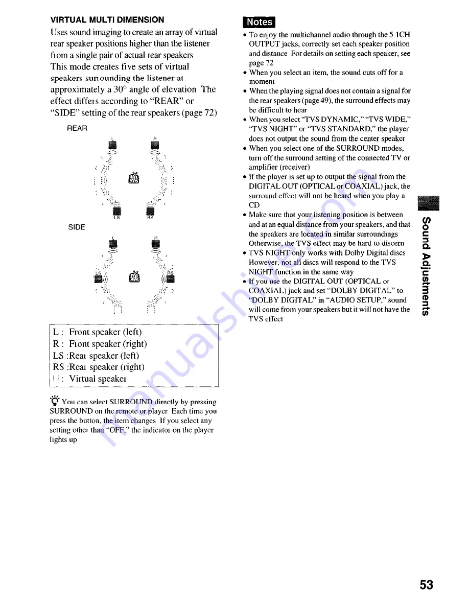 Sony DVP-NS4OOD Скачать руководство пользователя страница 53