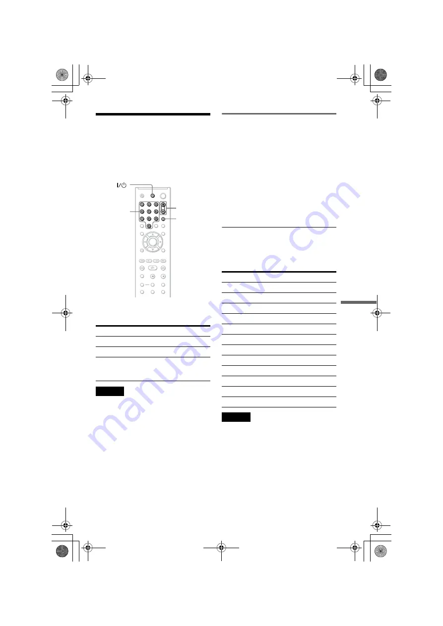 Sony DVP-NS55P - Single Disc DVD Player Operating Instructions Manual Download Page 57