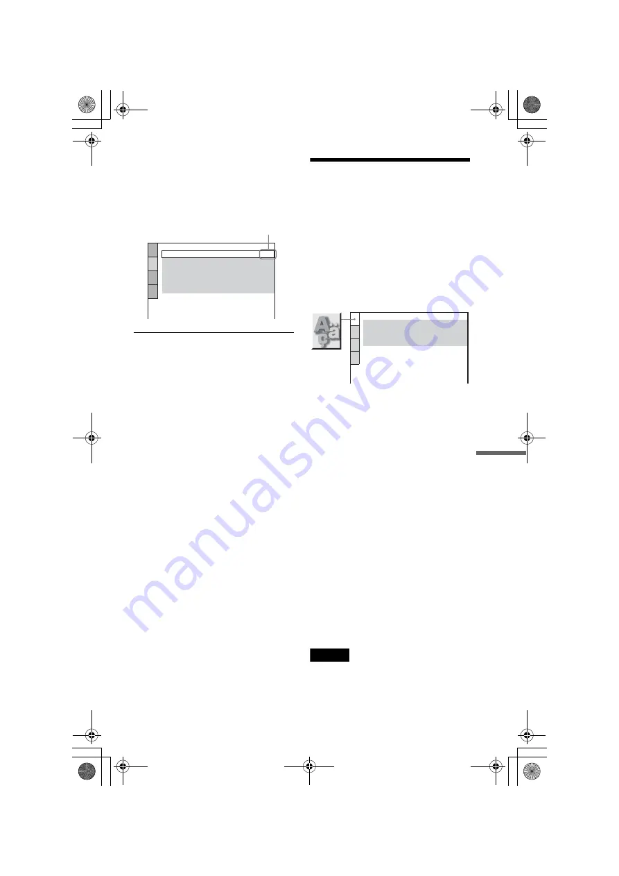 Sony DVP-NS55P - Single Disc DVD Player Operating Instructions Manual Download Page 59