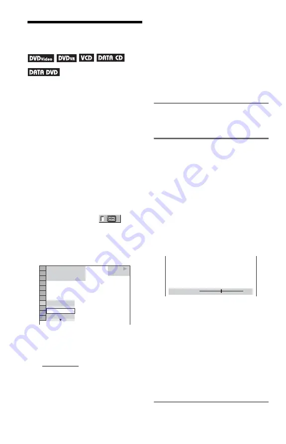 Sony DVP-NS67P Operating Instructions Manual Download Page 30