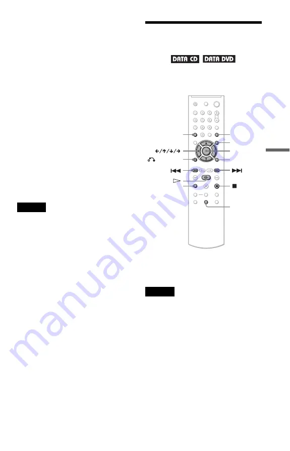 Sony DVP-NS67P Operating Instructions Manual Download Page 43