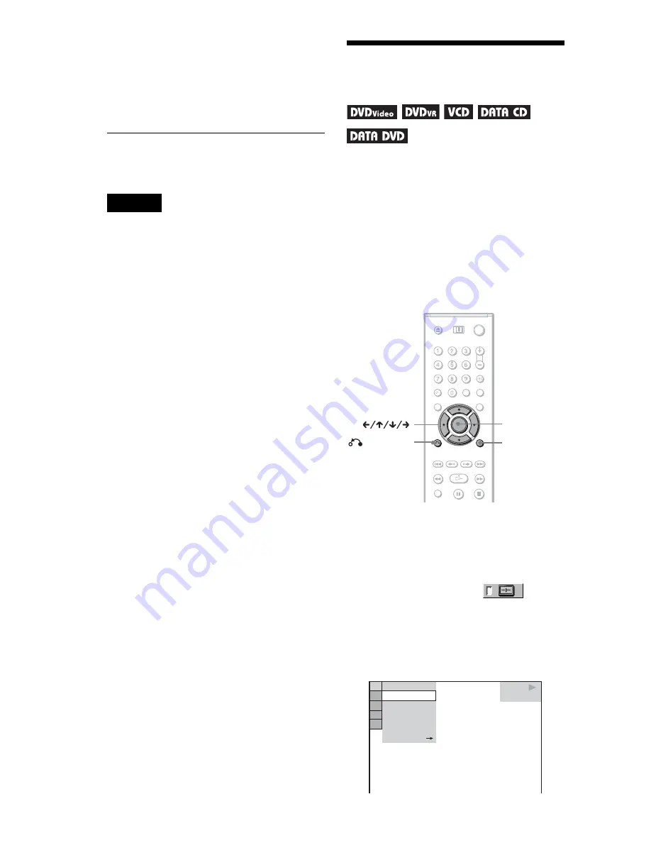 Sony DVP-NS92V Operating Instructions Manual Download Page 52