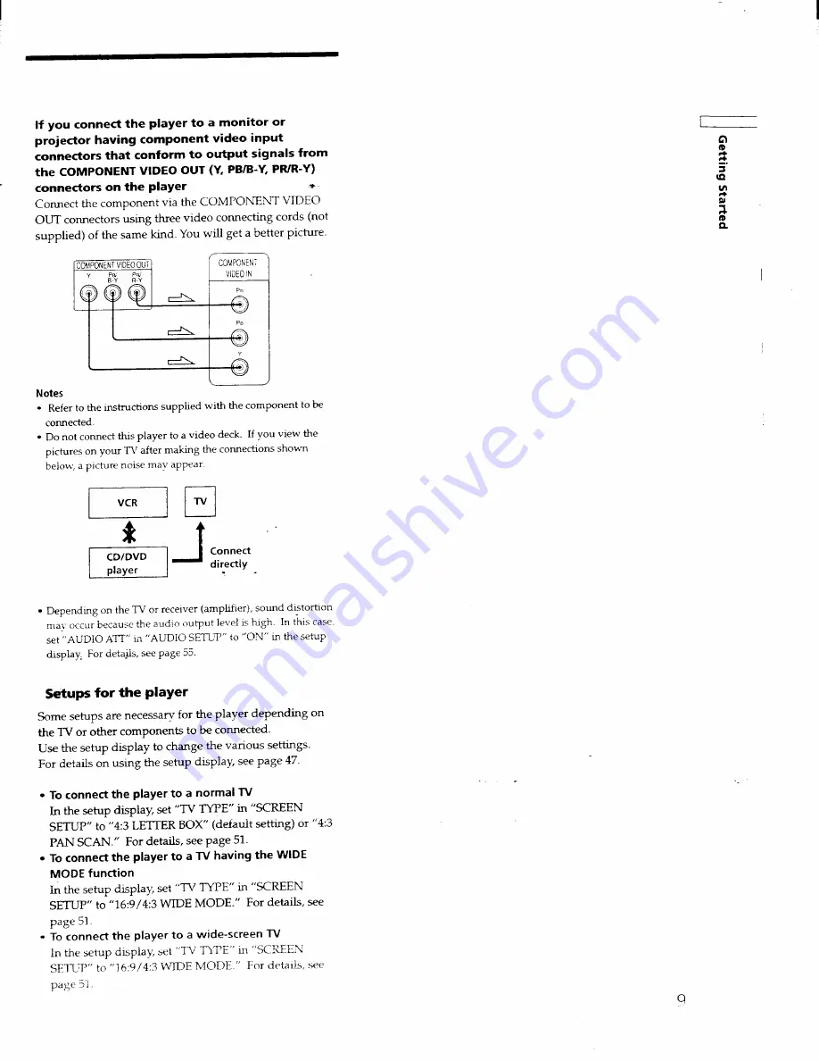 Sony DVP-S550D - Cd/dvd Player Operating Instructions Manual Download Page 9