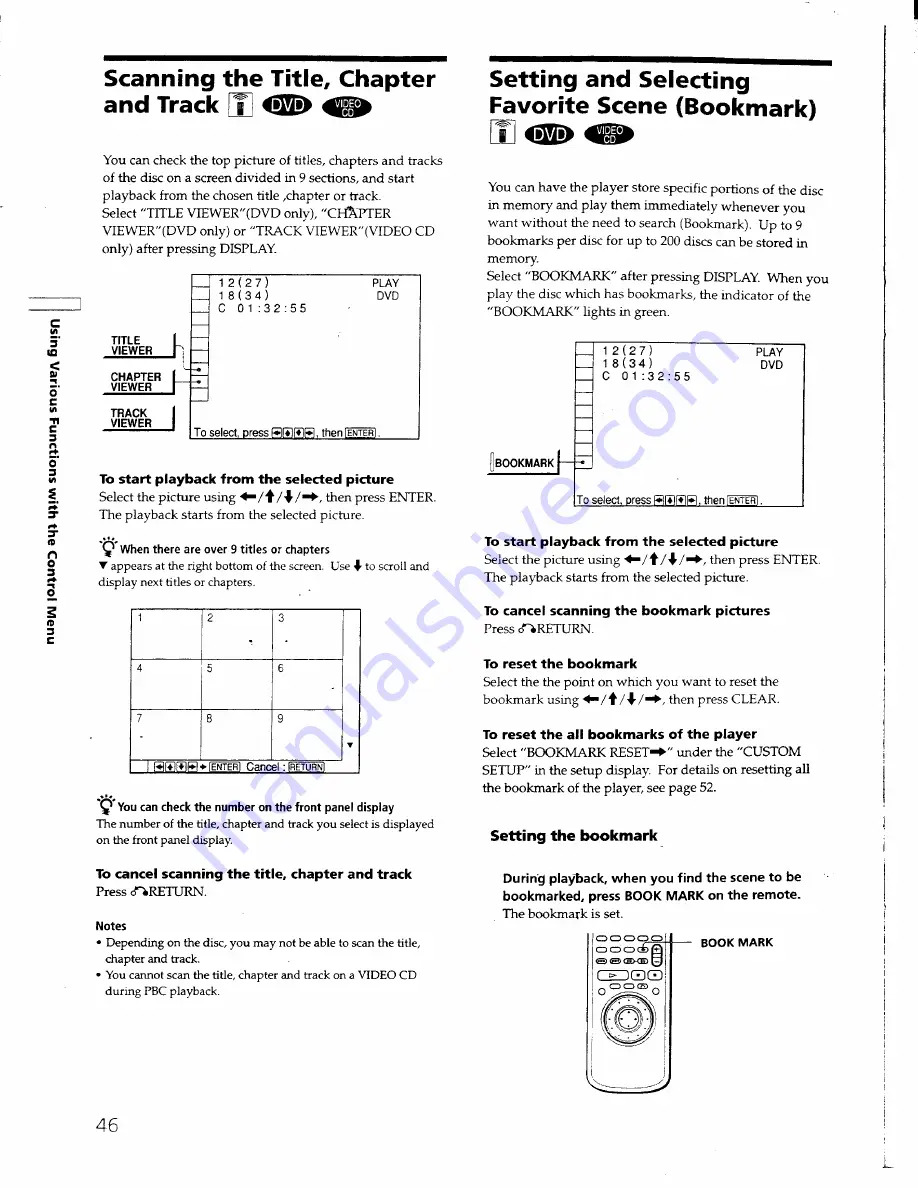 Sony DVP-S550D - Cd/dvd Player Operating Instructions Manual Download Page 44