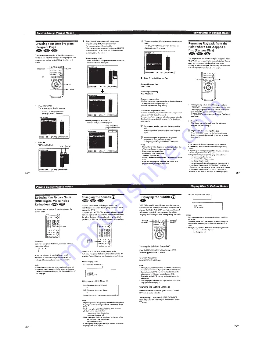 Sony DVP-S7700 Скачать руководство пользователя страница 16