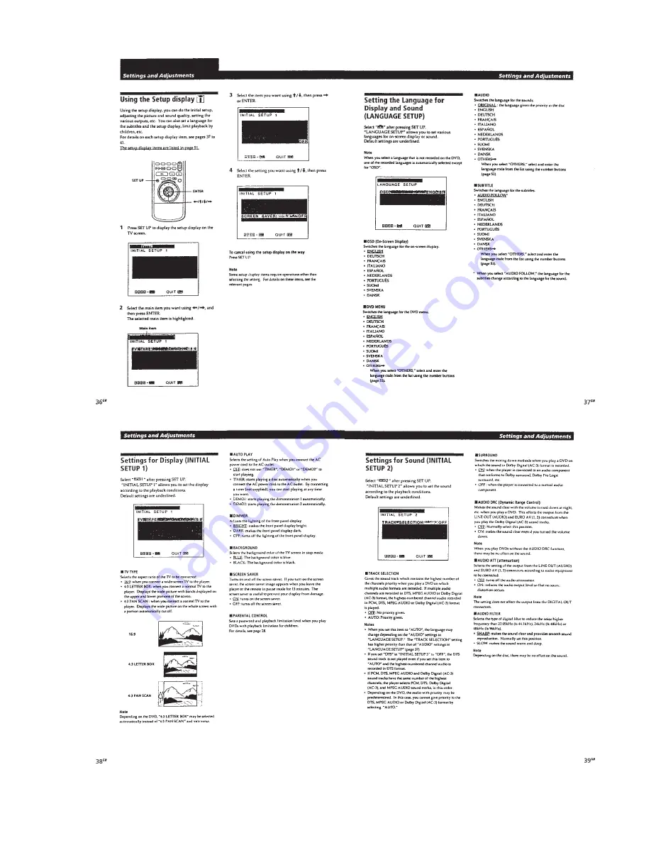 Sony DVP-S7700 Скачать руководство пользователя страница 19