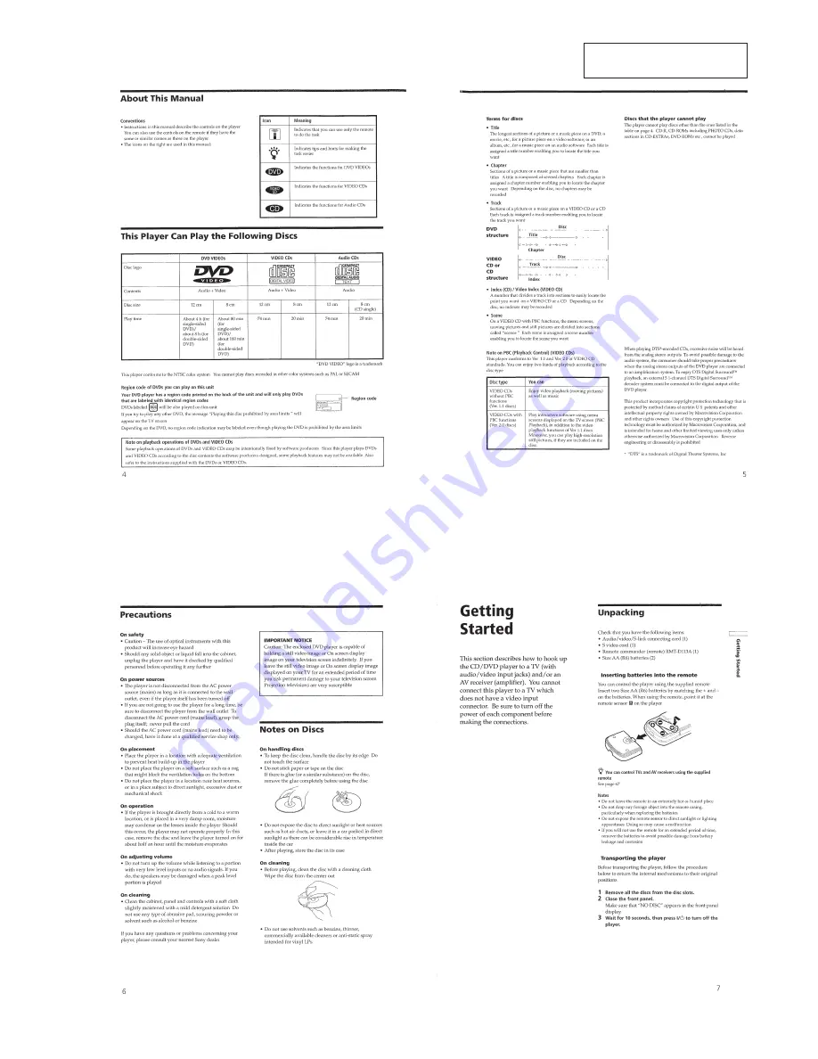 Sony DVPC-X850D Service Manual Download Page 13