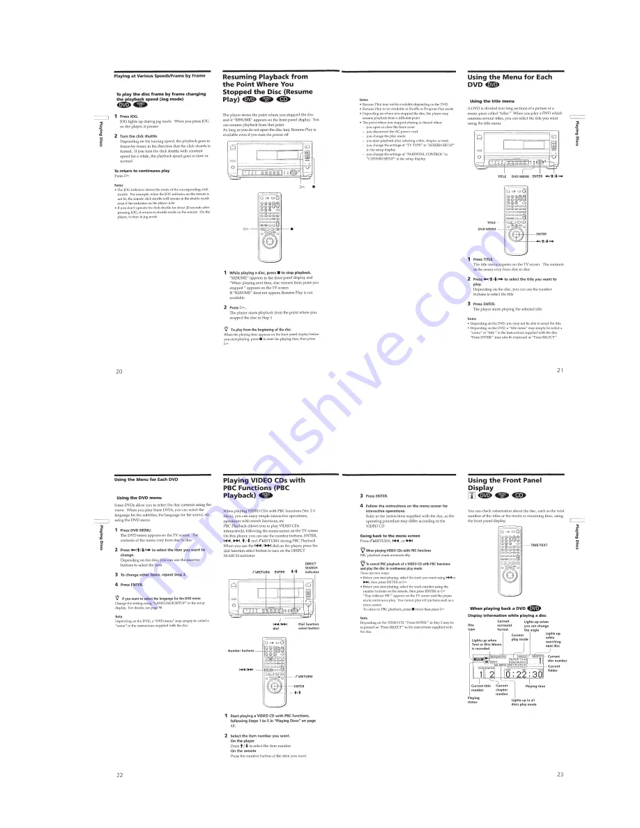 Sony DVPC-X850D Service Manual Download Page 17