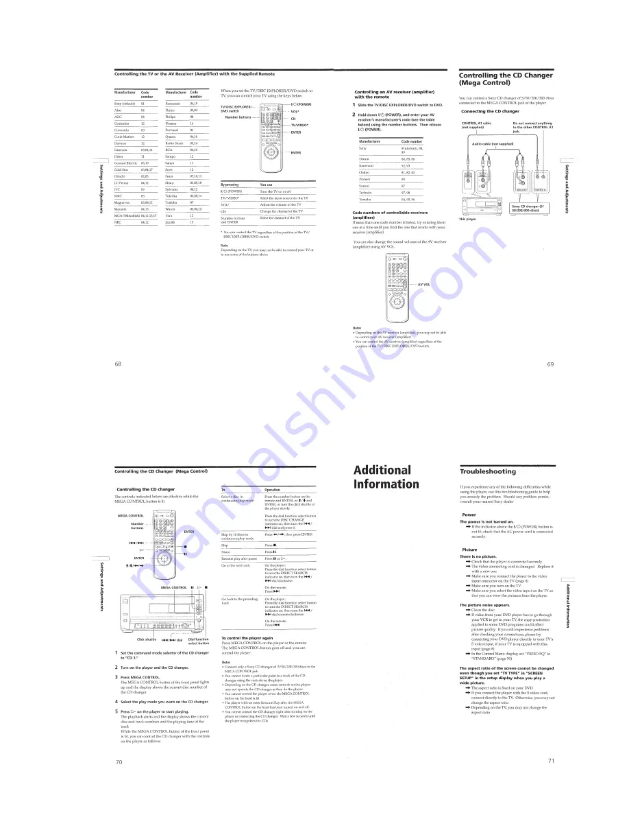 Sony DVPC-X850D Service Manual Download Page 29