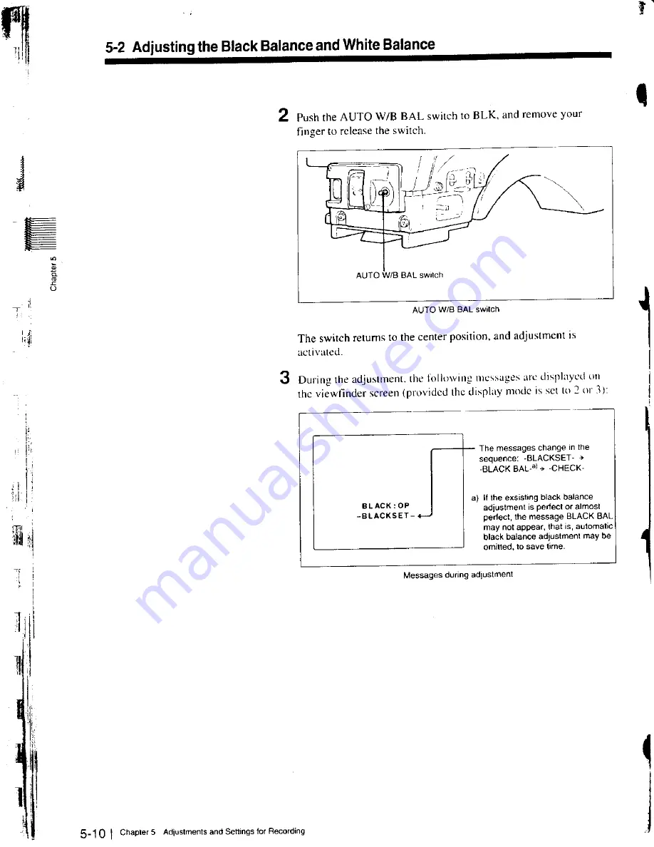 Sony DVW-D600 Operation Manual Download Page 70