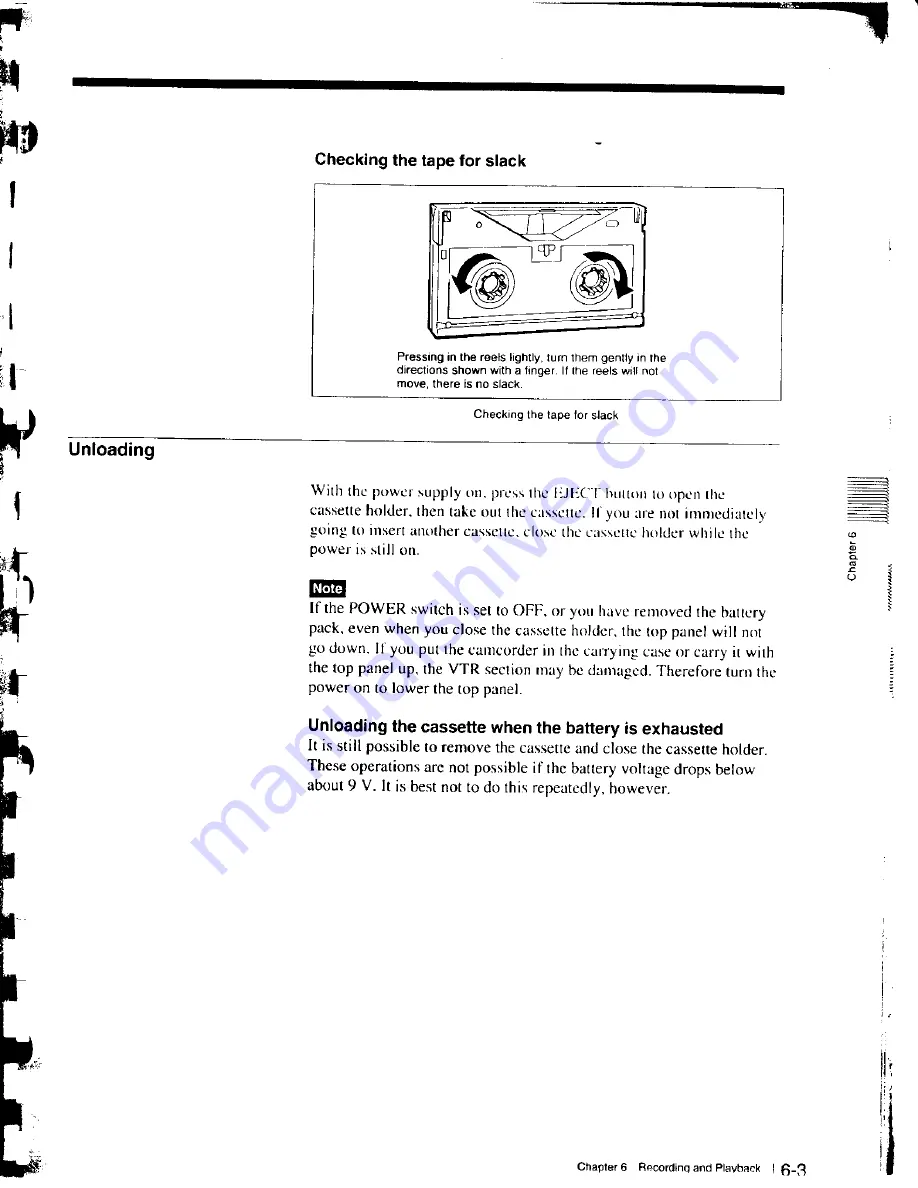 Sony DVW-D600 Operation Manual Download Page 107