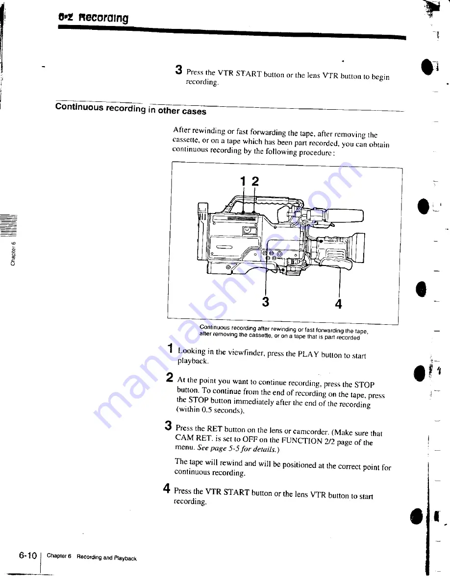 Sony DVW-D600 Operation Manual Download Page 113