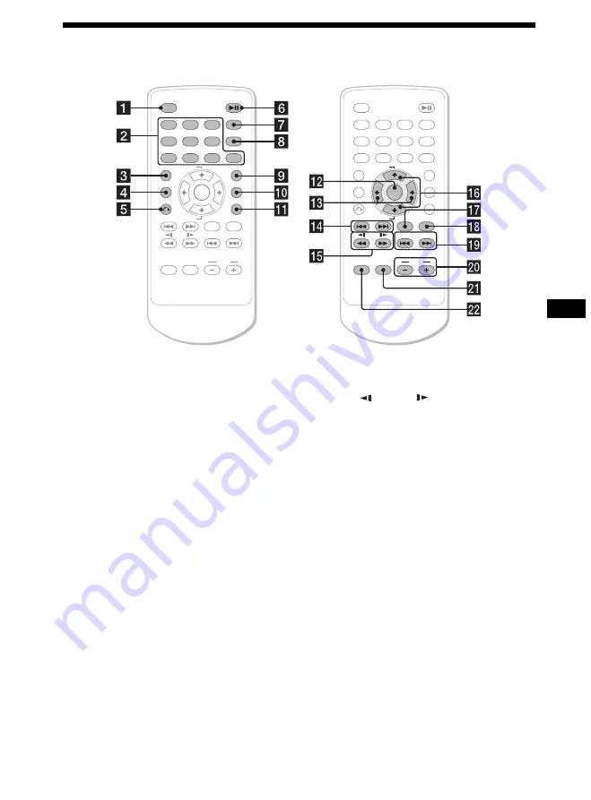 Sony DVX 11B Operating Instructions Manual Download Page 125