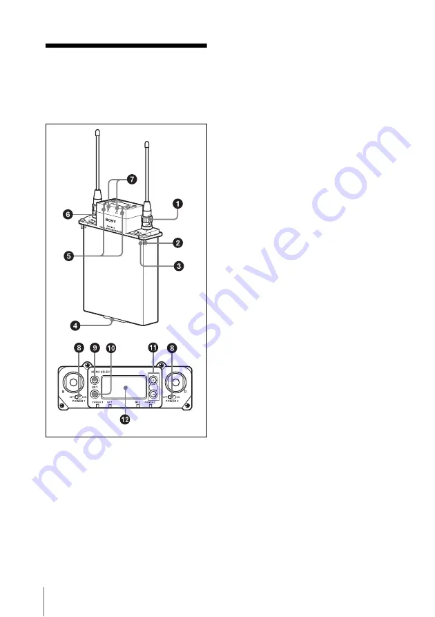 Sony DWR-S01D Operating Instructions Manual Download Page 10