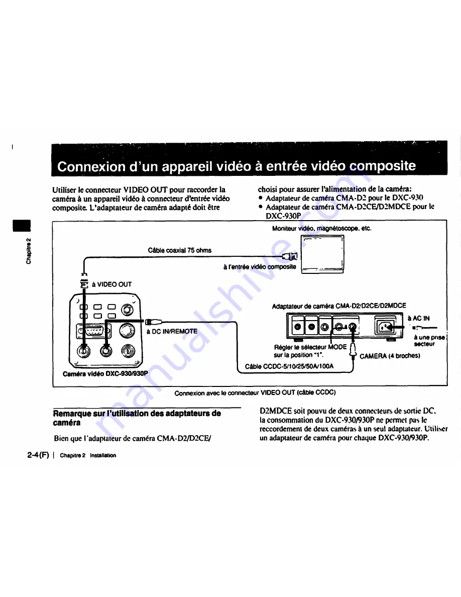 Sony DXC-930 Скачать руководство пользователя страница 69