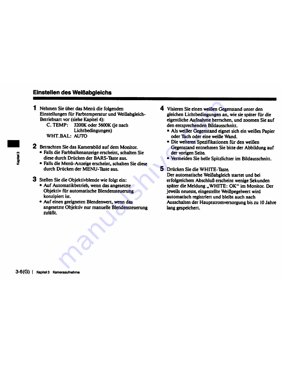 Sony DXC-930 Operating Instructions Manual Download Page 136