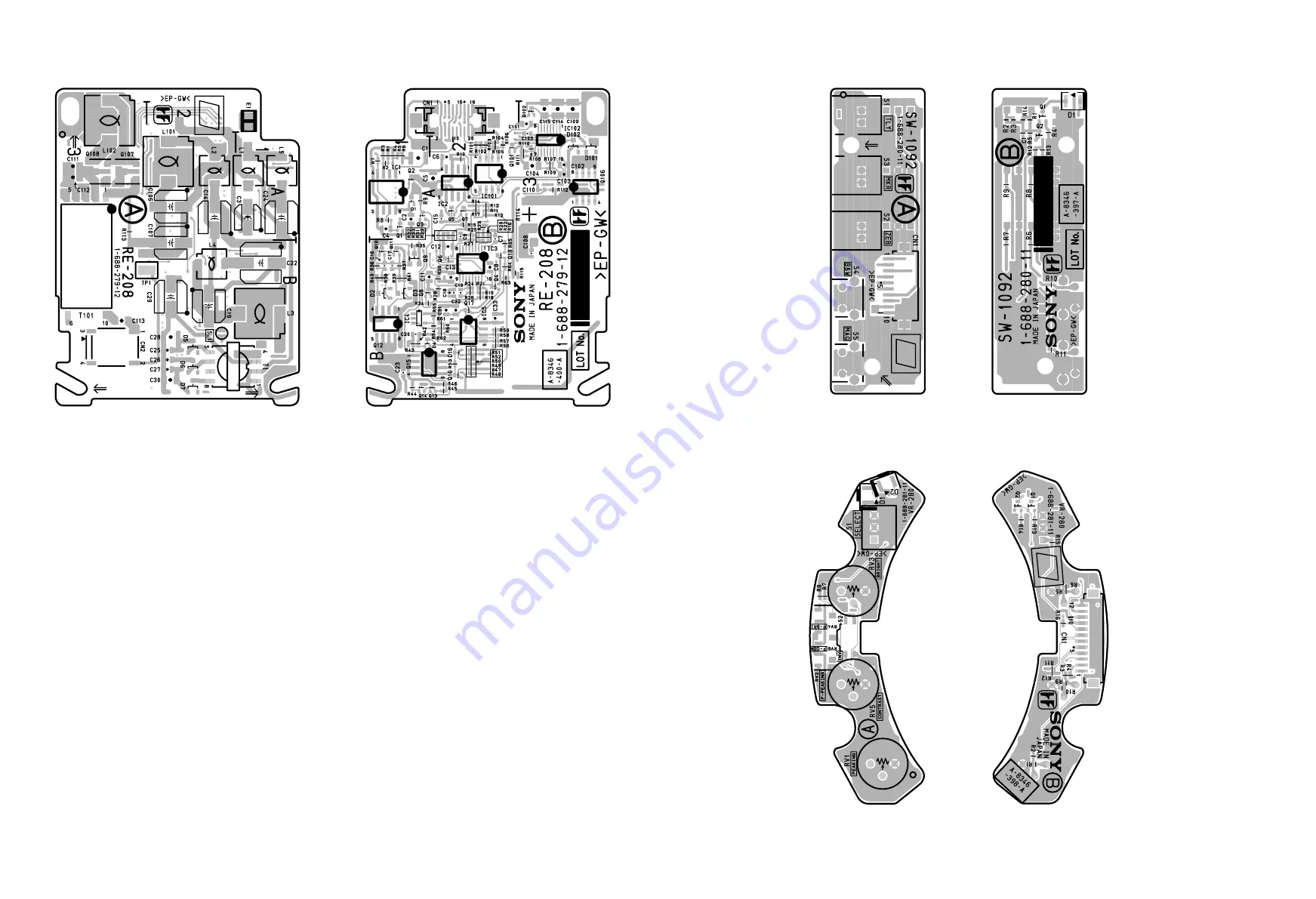 Sony Electronic Viewfinder HDVF-C30W Maintenance Manual Download Page 58