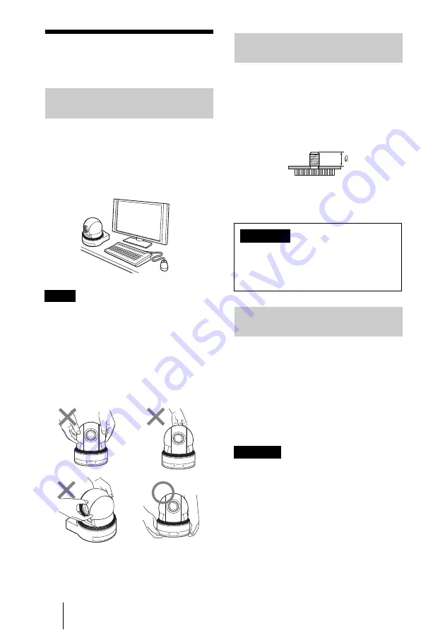 Sony EVI-H100S Operating Instructions Manual Download Page 42