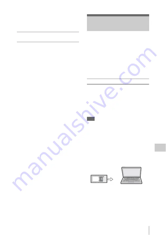 Sony EXMOR PMW-EX1 Operating Instructions Manual Download Page 115