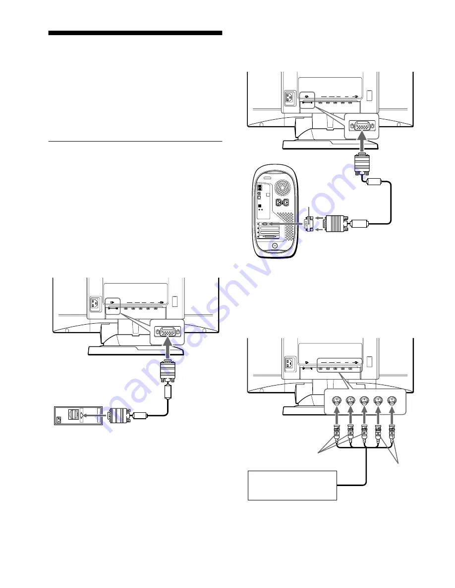 Sony FD Trinitron GDM-FW900 Operating Instructions Manual Download Page 24