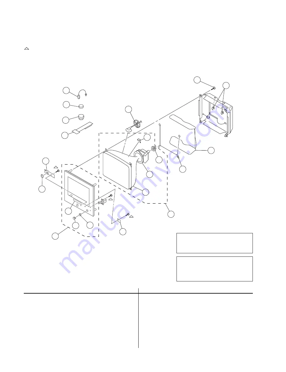 Sony FD Trinitron HMD-A420 Service Manual Download Page 36