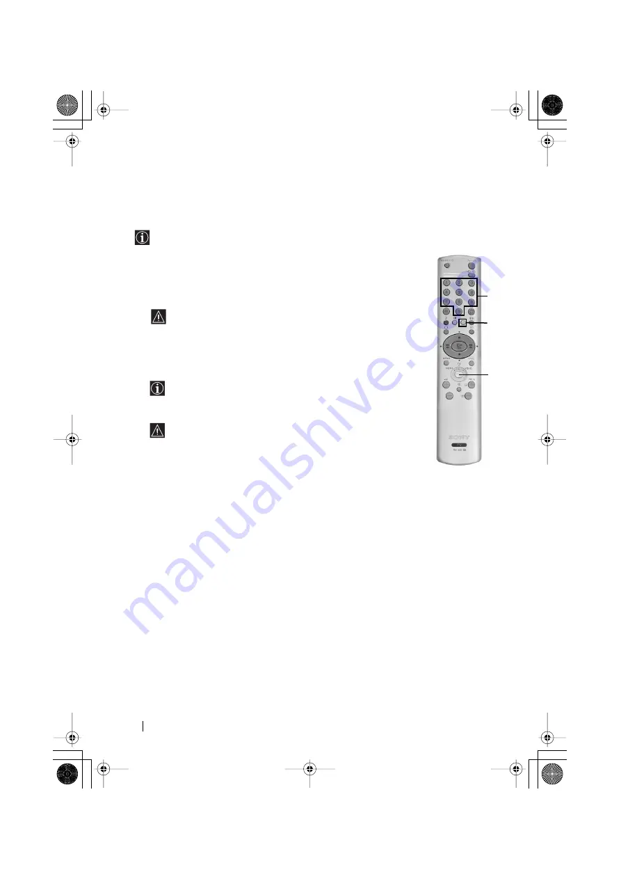 Sony FD Trinitron KV-28LS35B Instruction Manual Download Page 20