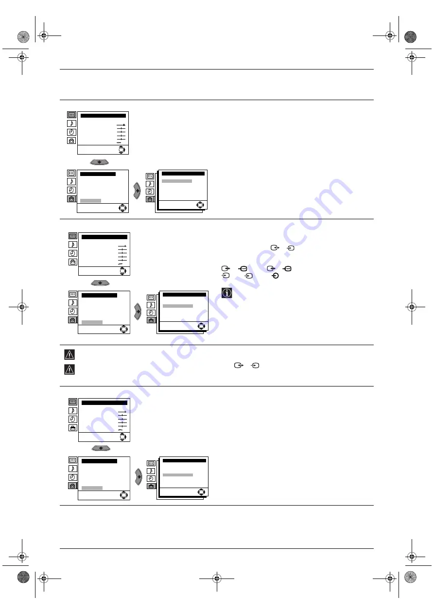 Sony FD Trinitron WEGA KV-28CS70K Operating Instructions Manual Download Page 16