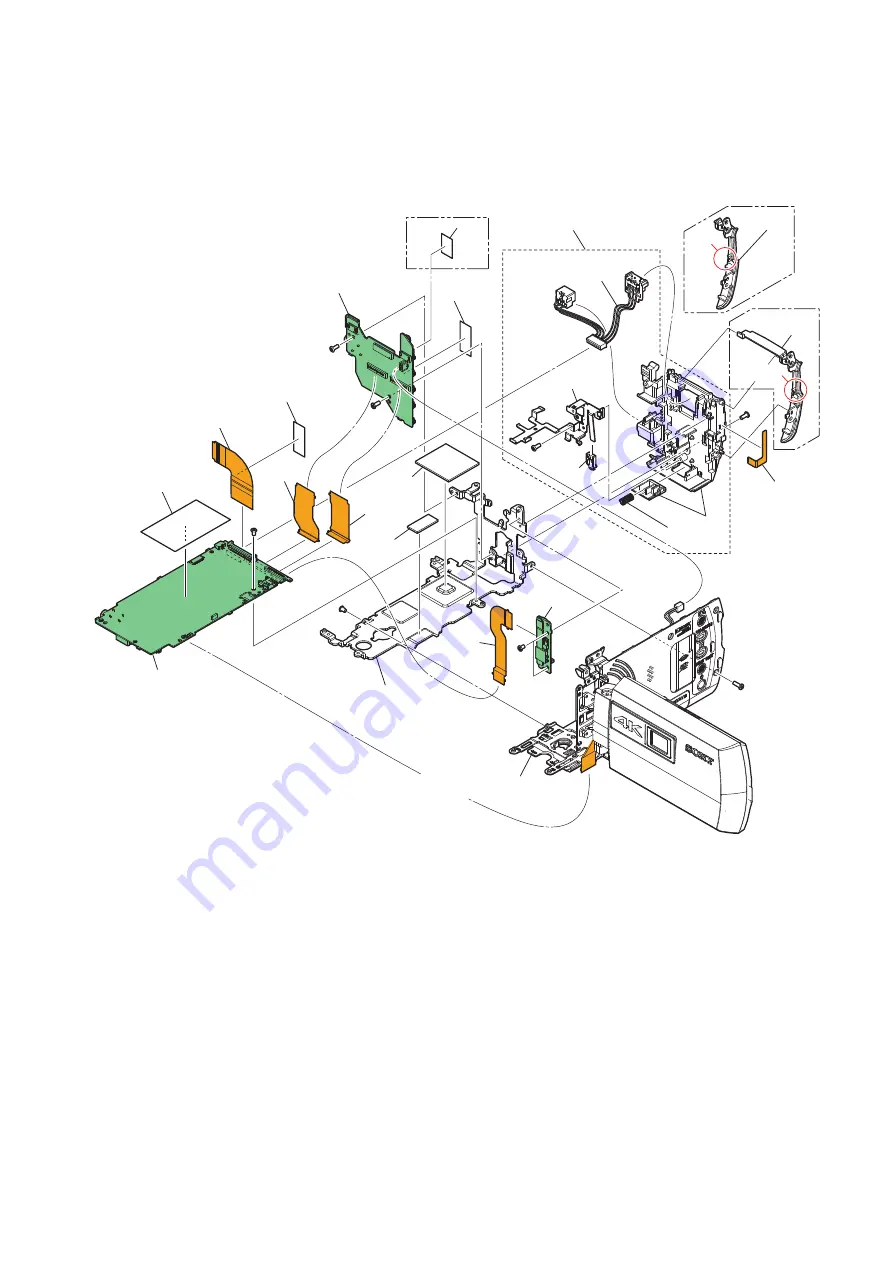 Sony FDR-AX40 Service Manual Download Page 72