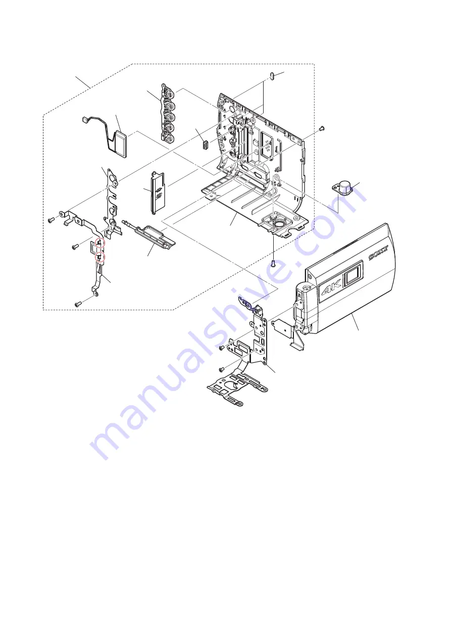 Sony FDR-AX40 Service Manual Download Page 113