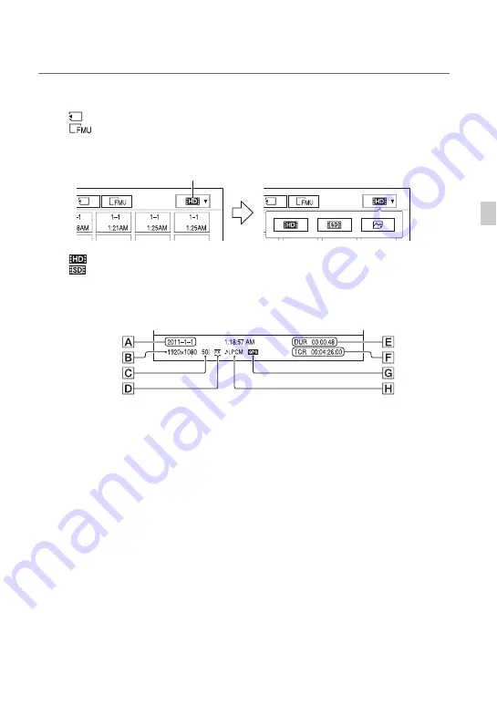 Sony FS100EK Скачать руководство пользователя страница 51