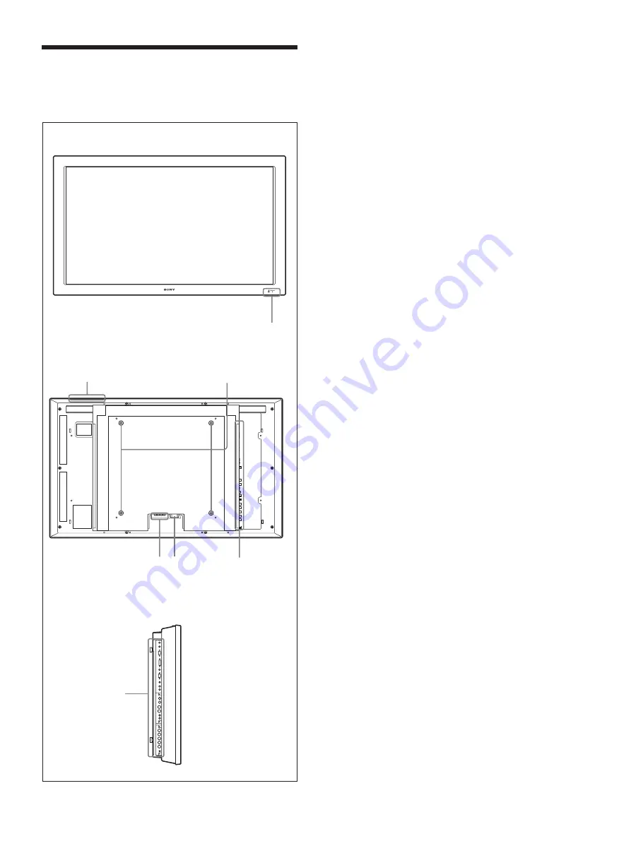 Sony FWD-32LX1 Operating Instructions Manual Download Page 9