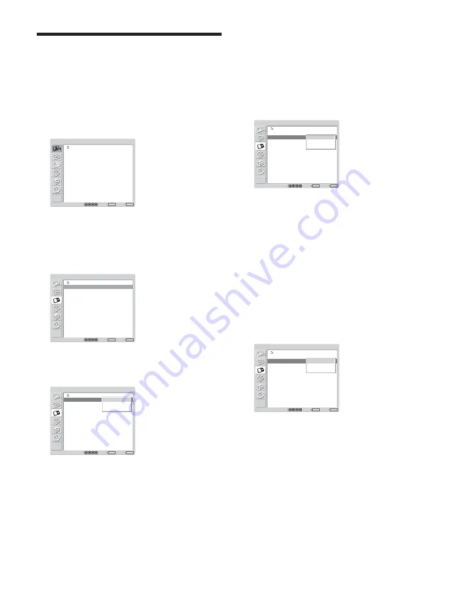 Sony FWD-32LX1 Operating Instructions Manual Download Page 78