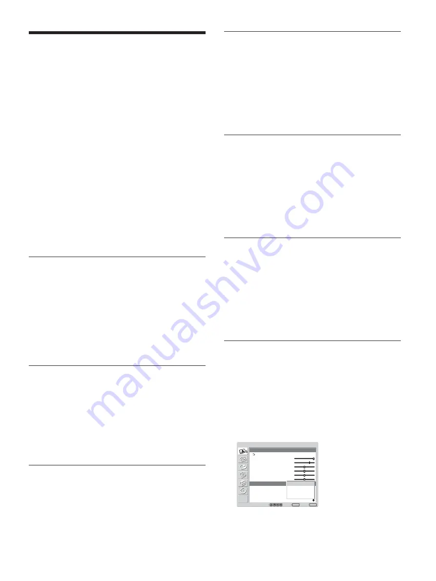 Sony FWD-32LX1 Operating Instructions Manual Download Page 113