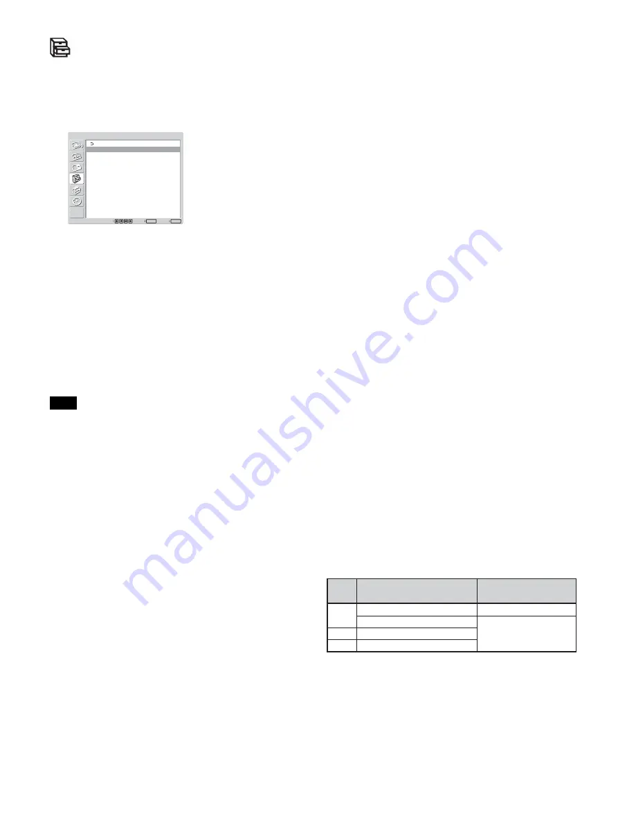 Sony FWD-32LX1 Operating Instructions Manual Download Page 234