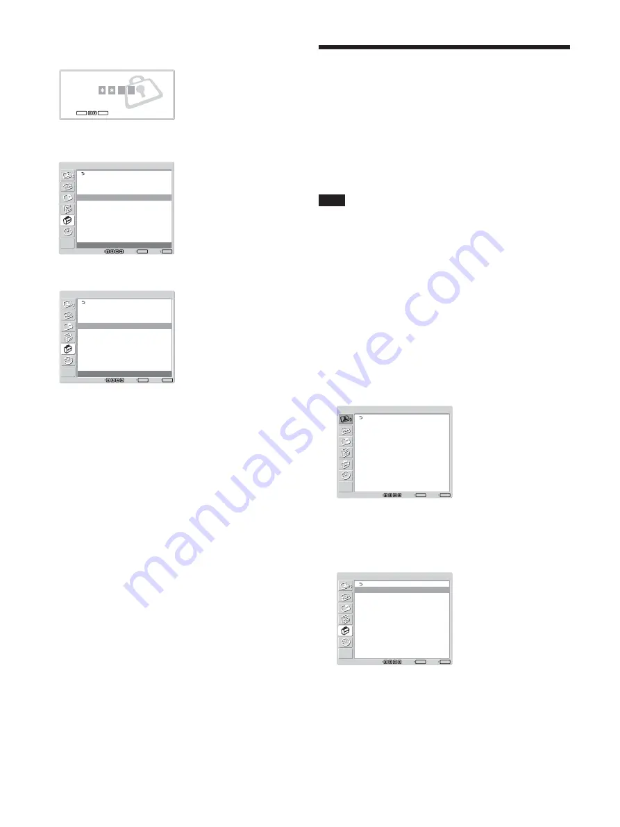 Sony FWD-40LX1 Operating Instructions Manual Download Page 87