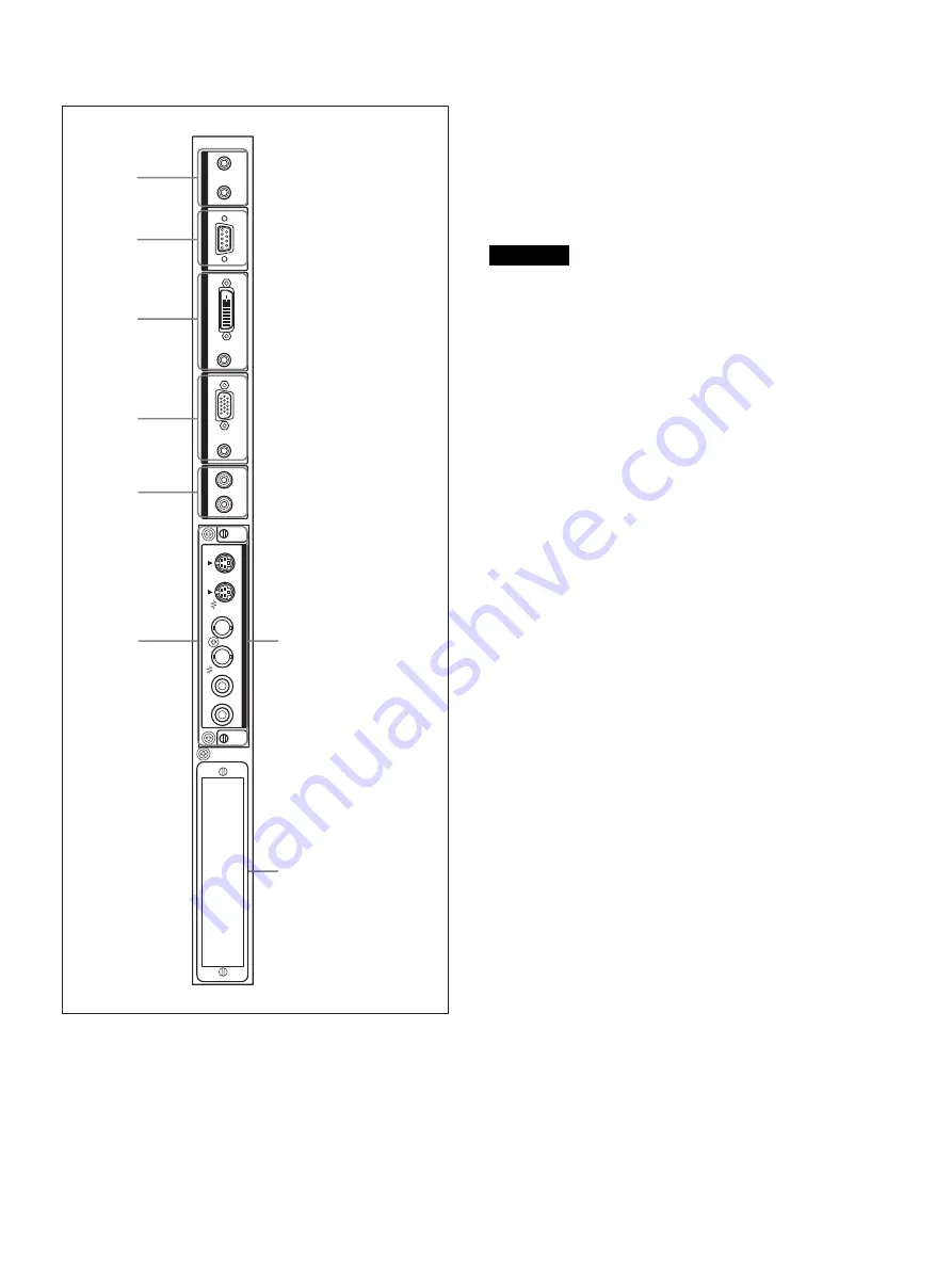 Sony FWD-40LX1 Operating Instructions Manual Download Page 101