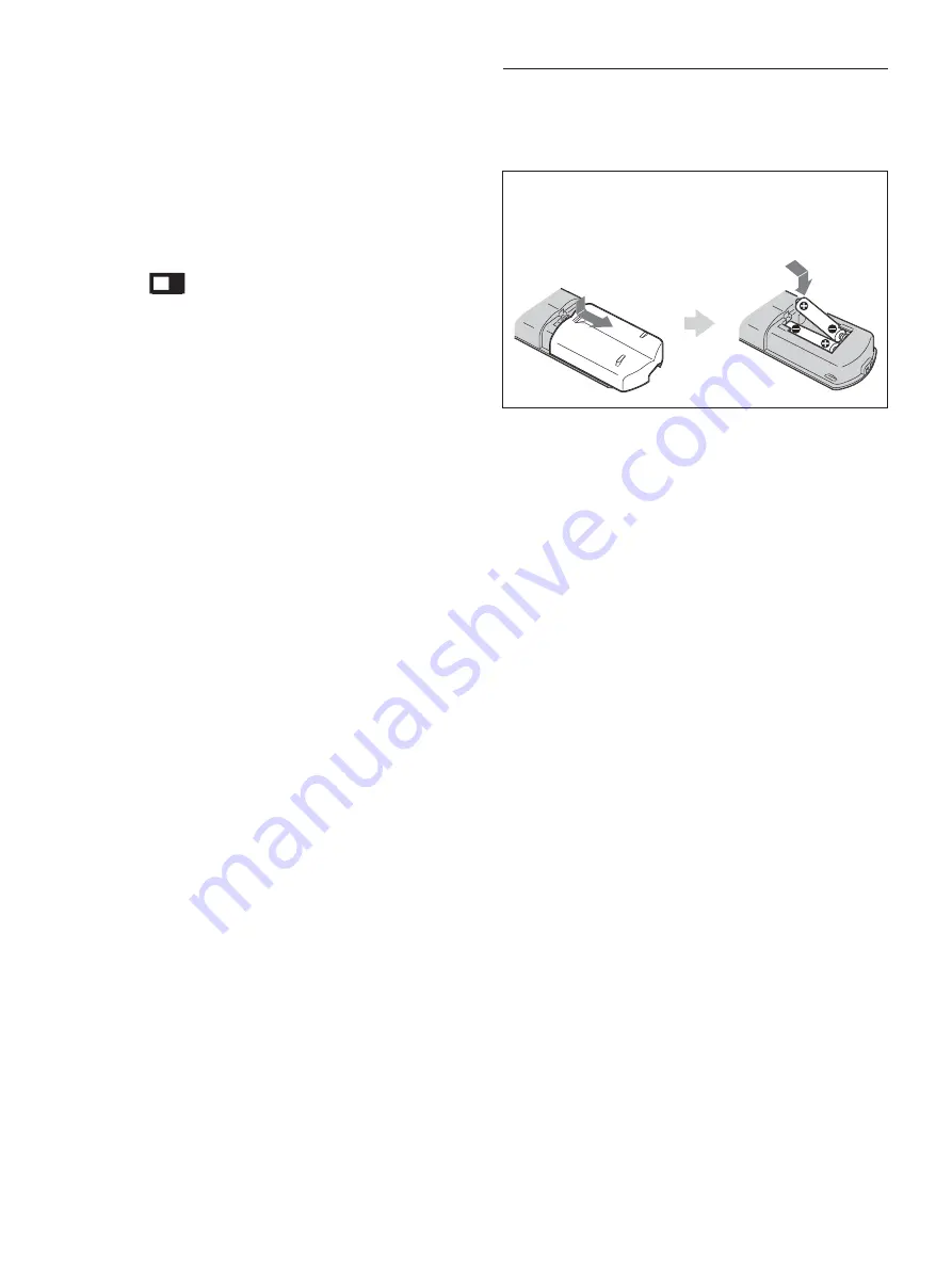 Sony FWD-40LX1 Operating Instructions Manual Download Page 194