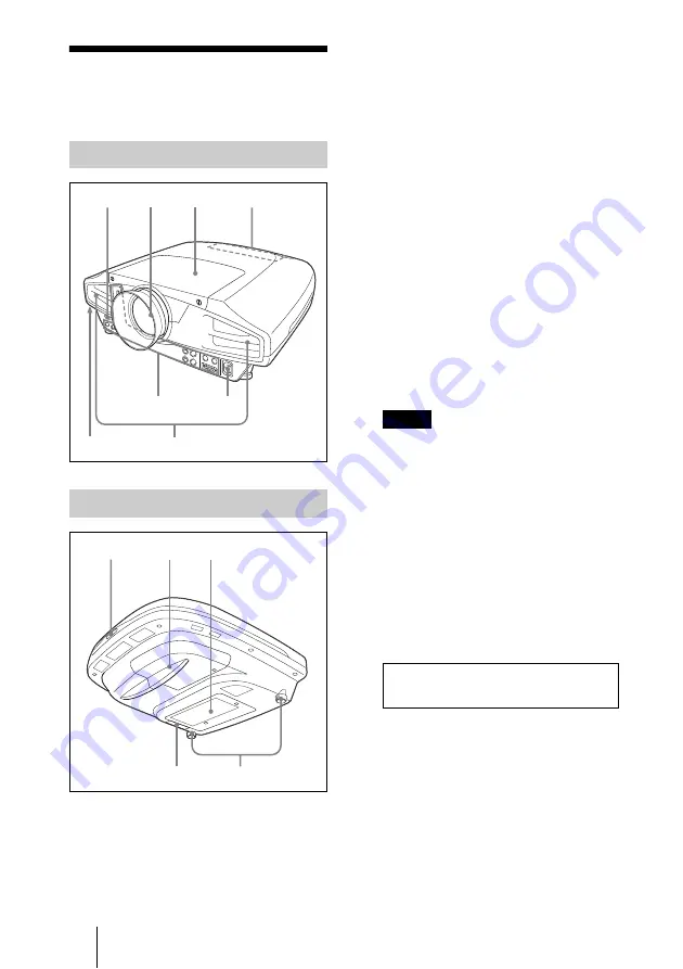 Sony FX52 - VPL XGA LCD Projector Operating Instructions Manual Download Page 10