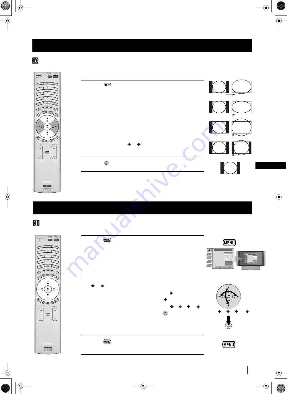 Sony Grand Wega KF-42SX200K Instruction Manual Download Page 10